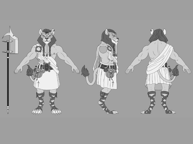 Lion disciple concept