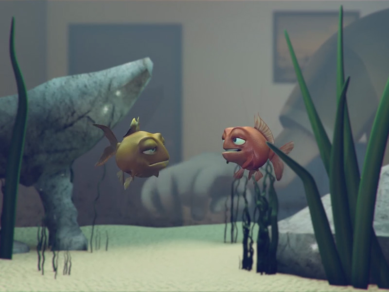Bored fish