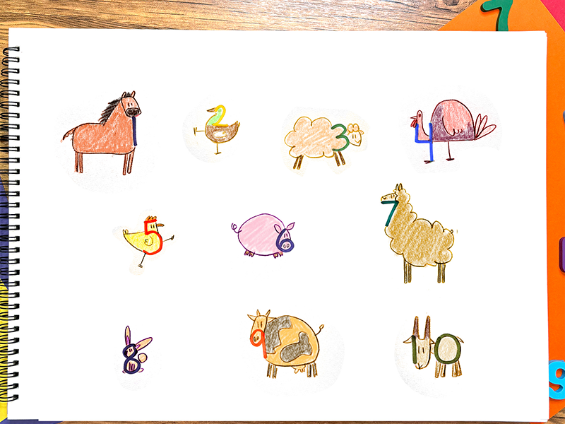 Number animals