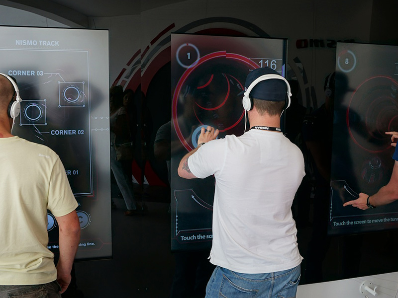 Interacting with the games