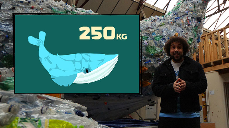 Plasticus the plastic whale