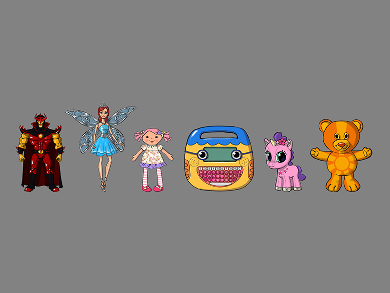 'Usual Suspects' toy concept art